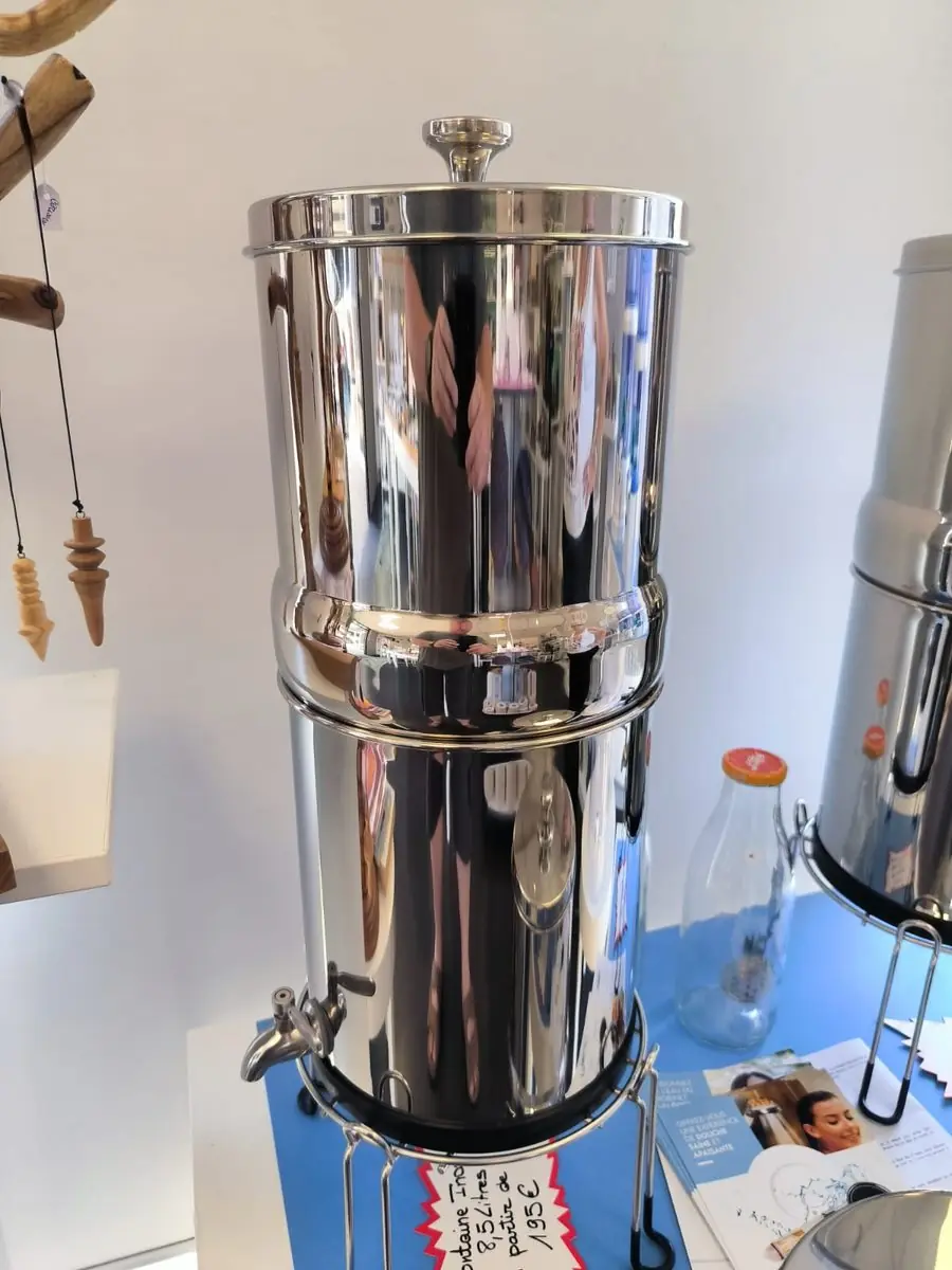 Fontaine de filtration en inox